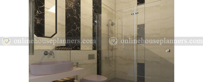 Utilizing 3D visualization technology, clients can get a realistic representation of the proposed design. This helps in better understanding the layout, materials, and overall look of the bathroom before any construction takes place with online architect services.