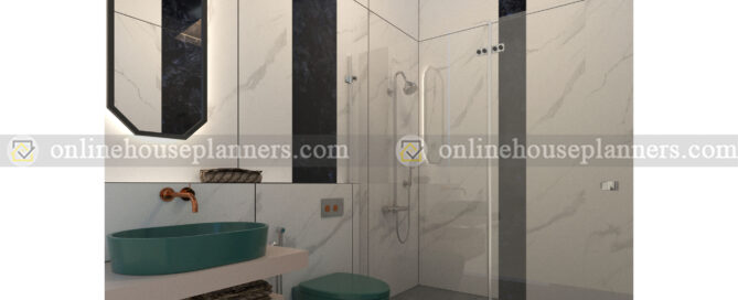 Utilizing 3D visualization technology, clients can get a realistic representation of the proposed design. This helps in better understanding the layout, materials, and overall look of the bathroom before any construction takes place with online architect services.