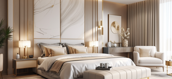 Modern living room interior design by House Designer.