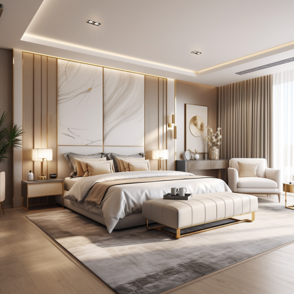 Modern living room interior design by House Designer.
