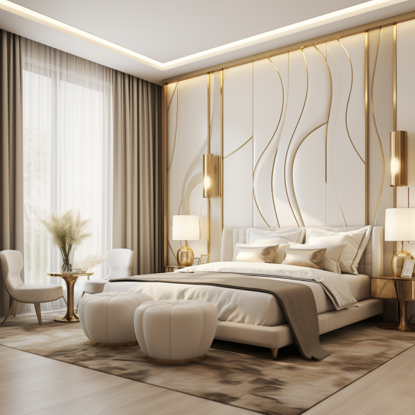 Modern living room interior design by House Designer.
