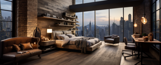 Modern living room interior design by House Designer.
